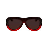 Ferragamo Red Acetate Sunglasses