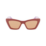 Ferragamo Brown Acetate Sunglasses