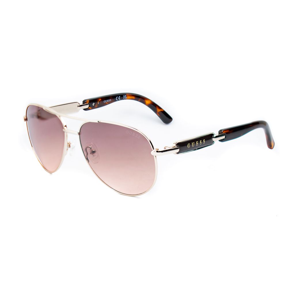Guess Gold Metal Sunglasses