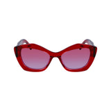 Karl Lagerfeld Red Acetate Sunglasses