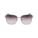 Longchamp Gold Metal Sunglasses