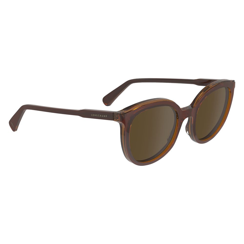 Longchamp Brown Acetate Sunglasses