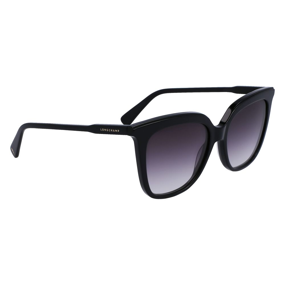 Longchamp Black Acetate Sunglasses