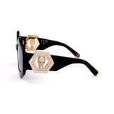 Philipp Plein Gold Metal Sunglasses