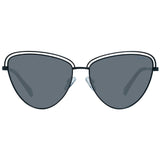 Polaroid Black Metal Sunglasses