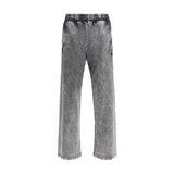 Diesel Gray Cotton Casual Pants