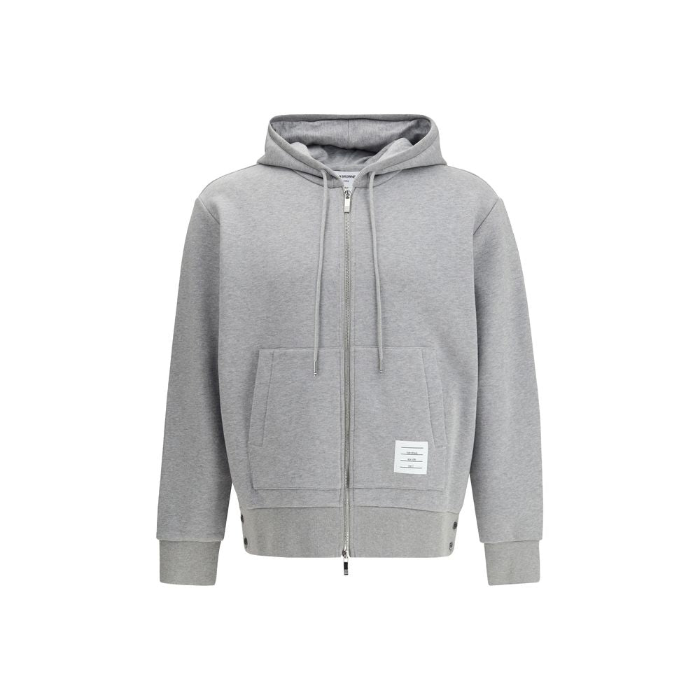 Thom Browne Gray Cotton Sweatshirt