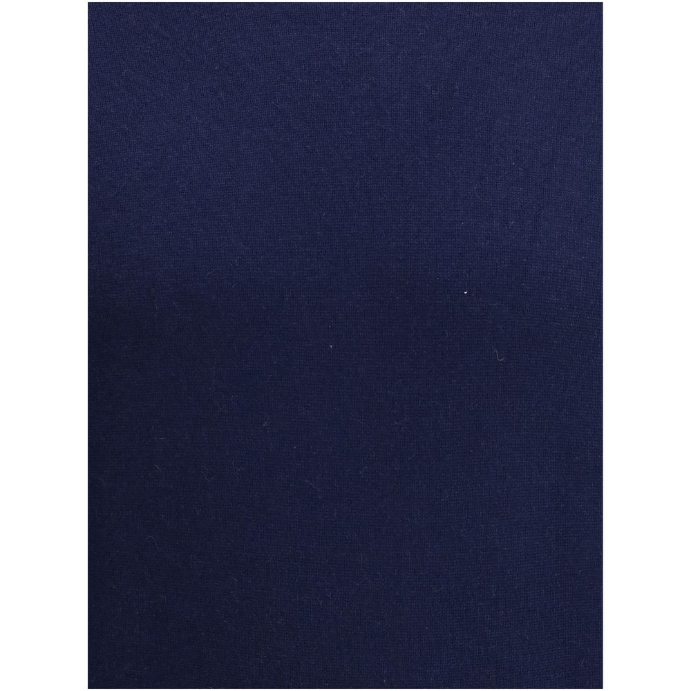 Aragona Cashmere Blue Merino Wool Cashmere Sweater