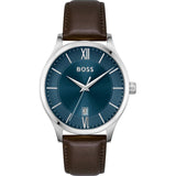 Hugo Boss Brown Leather Dress Watch