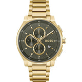 Hugo Boss Gold Stainless Steel Dress Watch