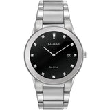 Citizen Gray Stainless Steel Dress Watch