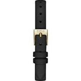 Furla Black Leather Dress Watch