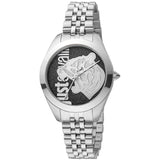 Just Cavalli Gray Stainless Steel Bracelet Watch