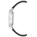 Nine West Black Leather Dress Watch