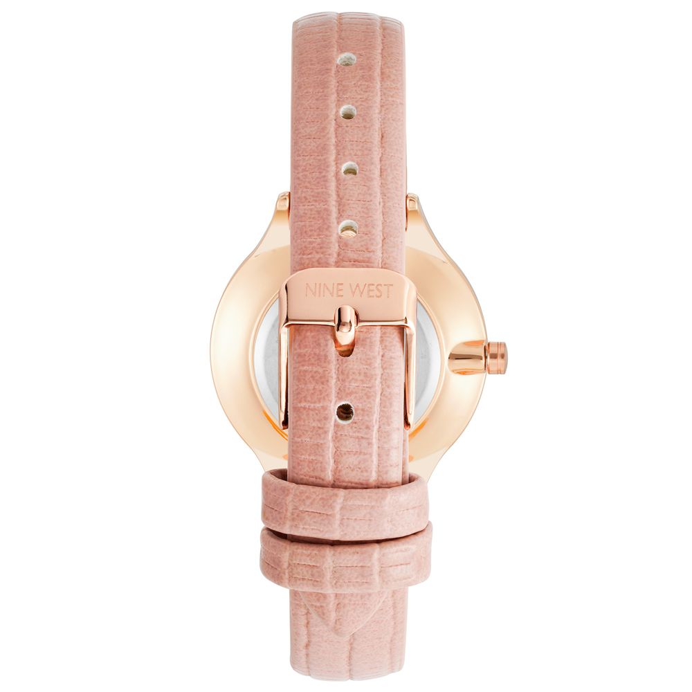 Nine West Multicolor Leather Dress Watch