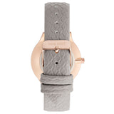 Nine West Gray Leather Dress Watch