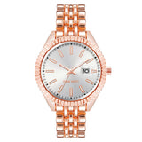 Nine West Multicolor Metal Dress Watch
