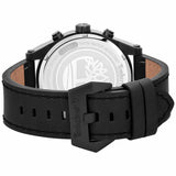 Timberland Black Leather Dress Watch