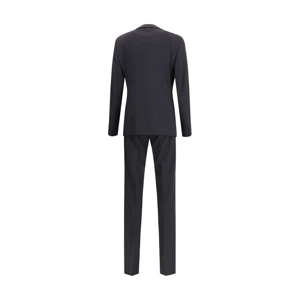 Giorgio Armani Black Fleece Wool Clothing
