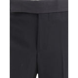 Giorgio Armani Black Fleece Wool Clothing