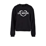 Love Moschino Black Cotton Sweatshirt
