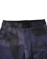Alexander McQueen Multicolor Patterned Tapered Fit Men Pants