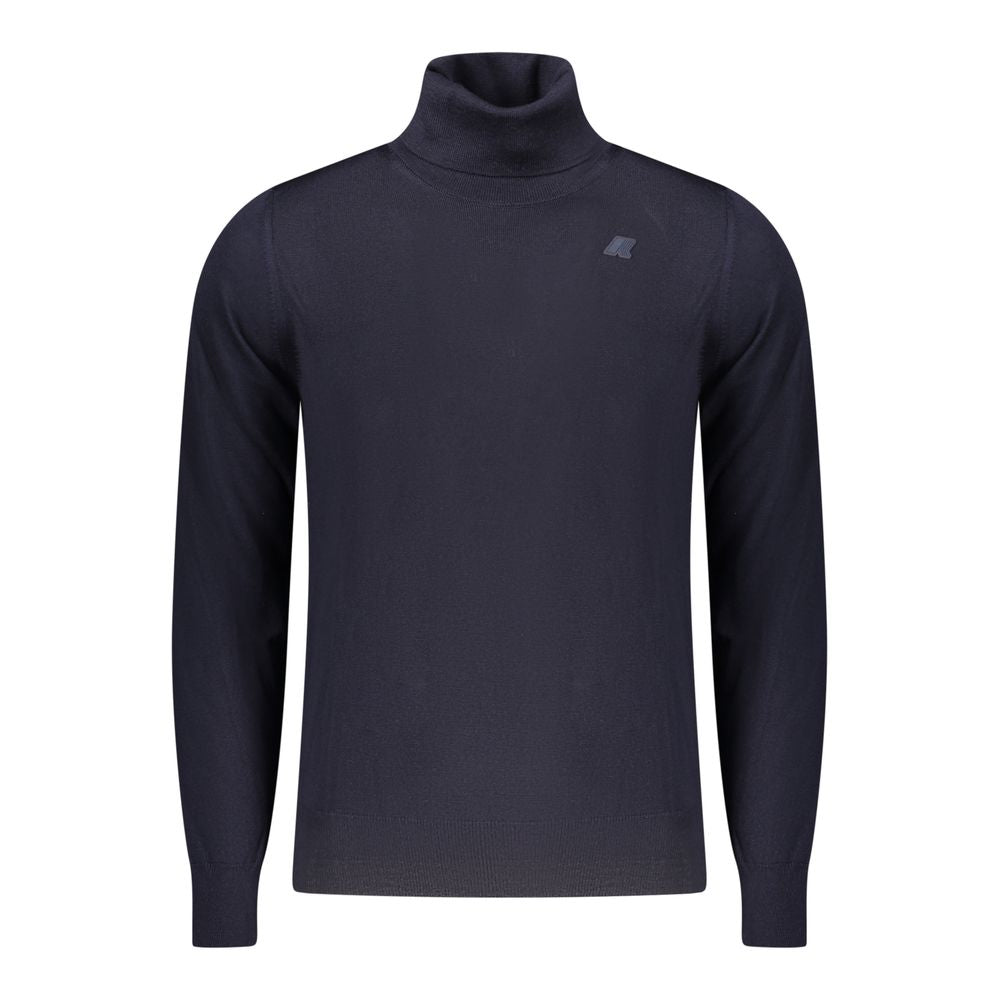 K-WAY Blue Wool Sweater