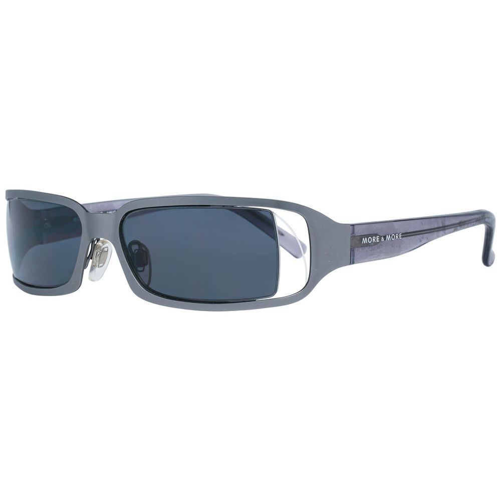 More & More Gray Metal Sunglasses
