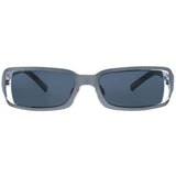 More & More Gray Metal Sunglasses