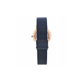 BERING Navy Blue Stainless Steel Dress Watch