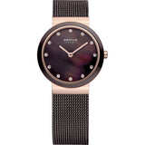 BERING Brown Stainless Steel Dress Watch