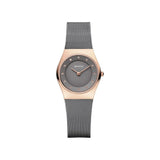 BERING Gray Stainless Steel Dress Watch