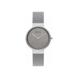 BERING Gray Stainless Steel Dress Watch