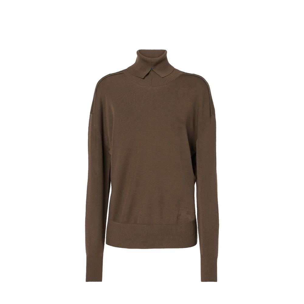 Burberry Brown Wool Sweatshirt