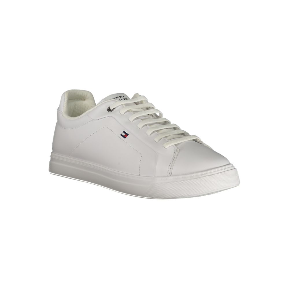 Tommy Hilfiger White Polyester Sneaker
