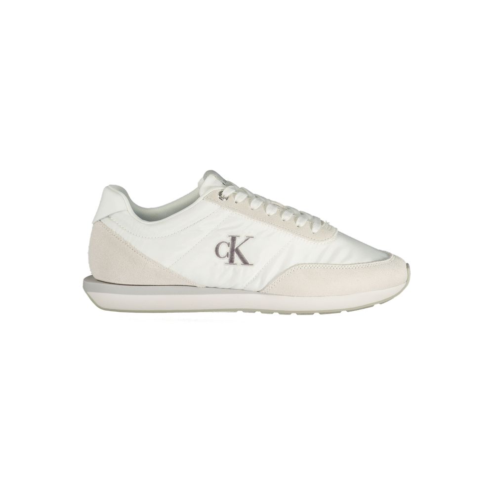 Calvin Klein White Polyester Sneaker