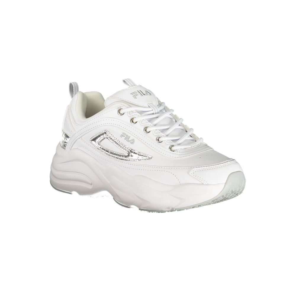 Fila White Polyester Sneaker