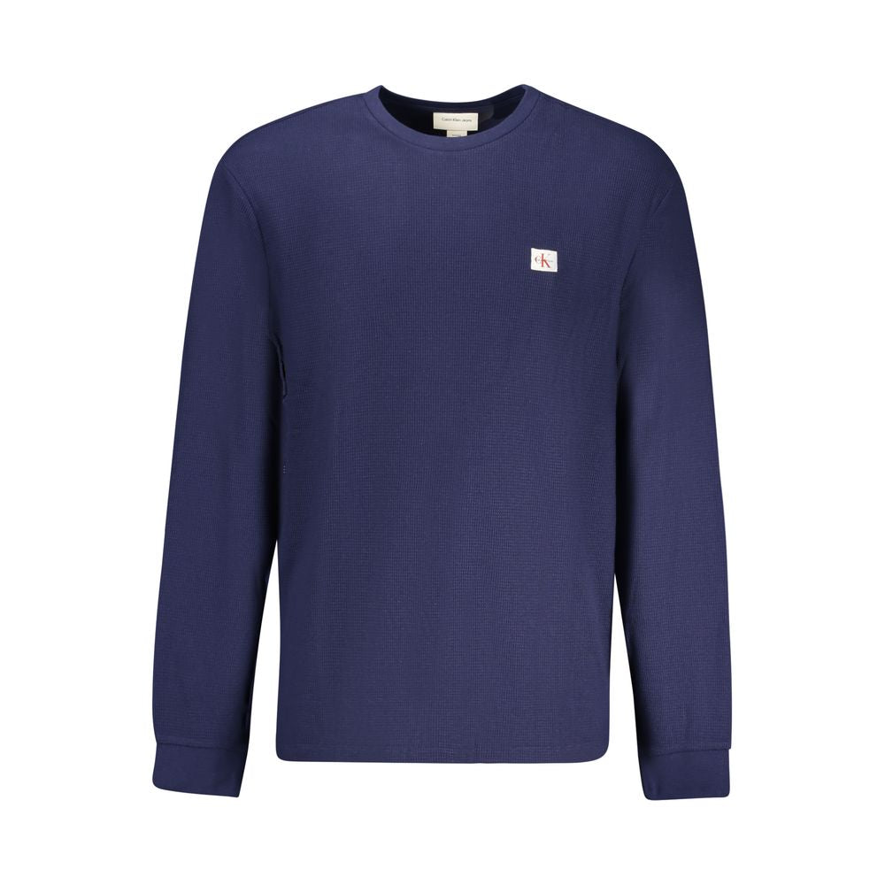 Calvin Klein Blue Cotton Sweater