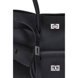 Balenciaga Black Calf Leather Bos Taurus Shoulder Bag