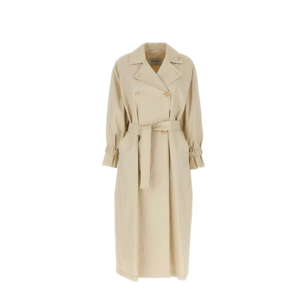 Max Mara Beige Cotton Coat
