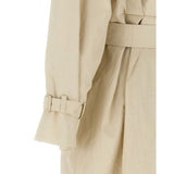 Max Mara Beige Cotton Coat