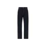 Saint Laurent Black Cotton Jeans Denim