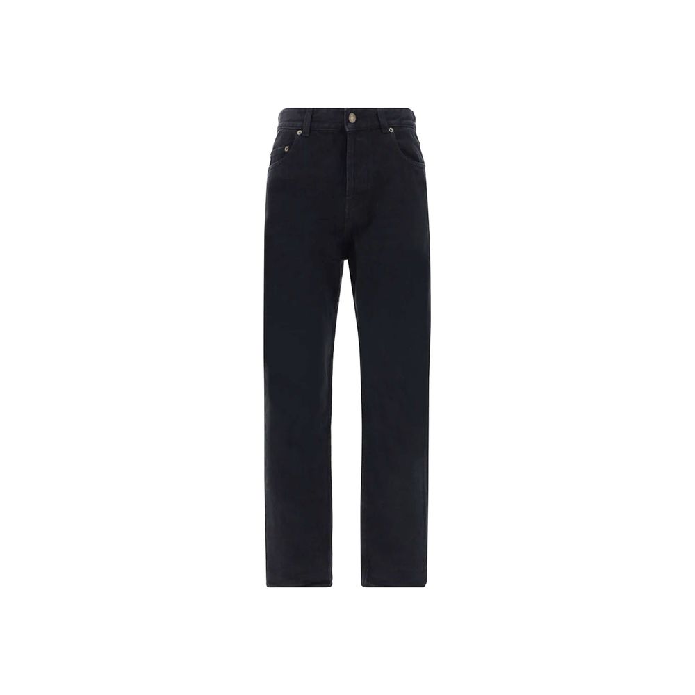 Saint Laurent Black Cotton Jeans Denim