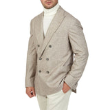Brunello Cucinelli Beige Cashmere Coat