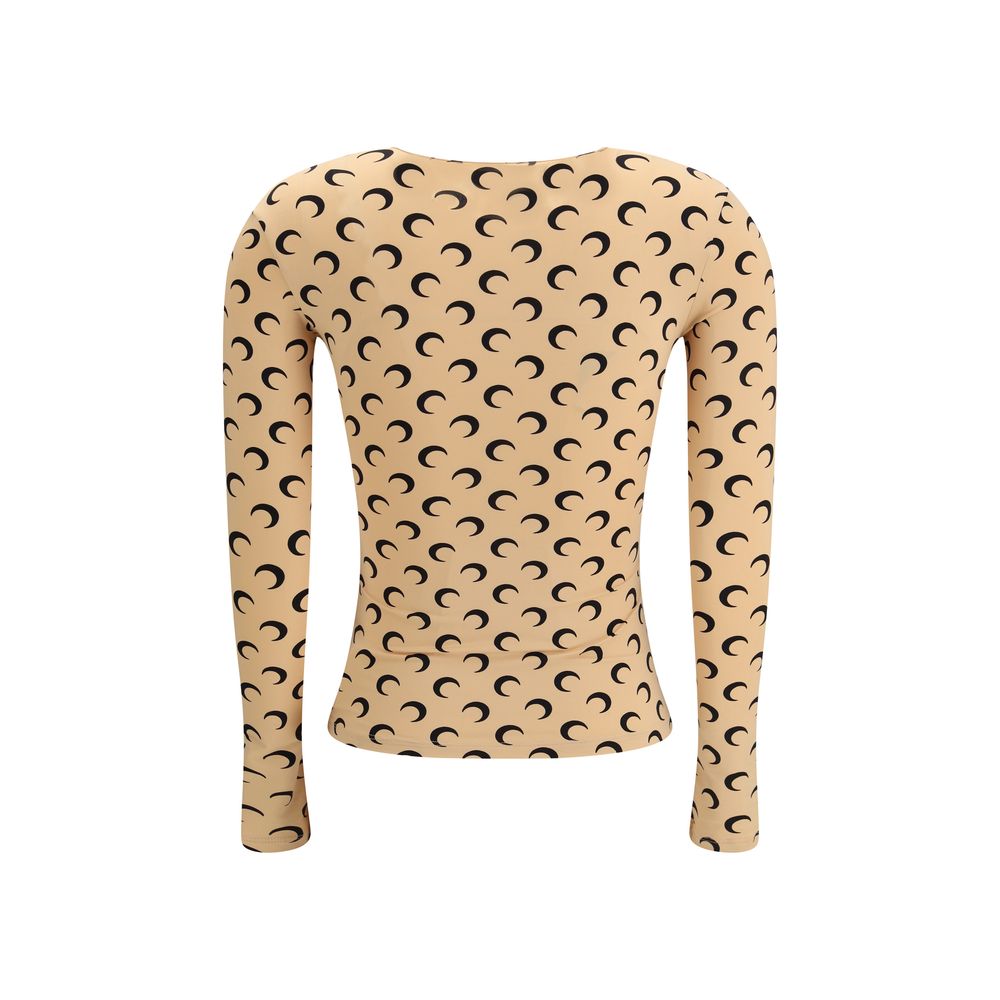 Marine Serre Multicolor Polyamide Top