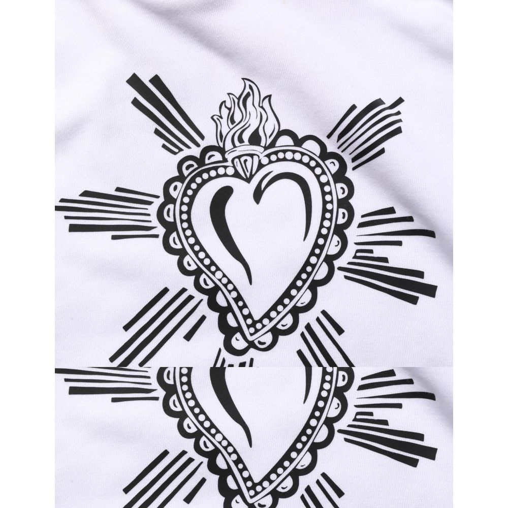 Dolce & Gabbana White Cotton Sweatshirt