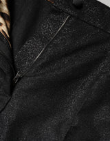 Dolce & Gabbana Black Polyester Casual High Waist Mini Shorts