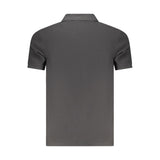 Calvin Klein Black Cotton Polo Shirt