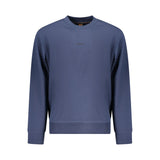 Hugo Boss Blue Cotton Sweatshirt