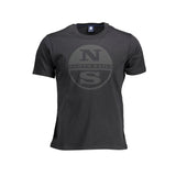North Sails Black Cotton T-Shirt